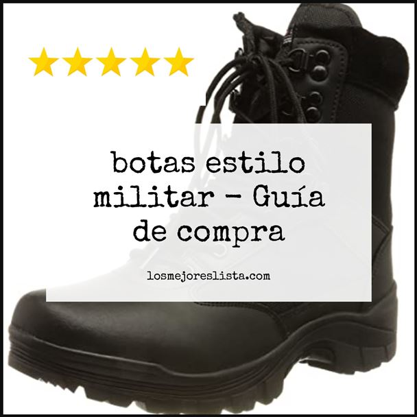 botas estilo militar - Buying Guide