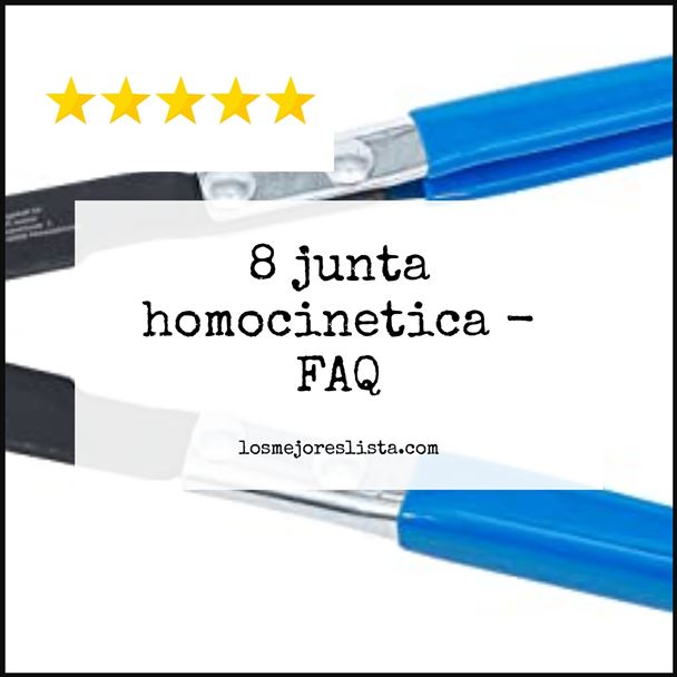 8 junta homocinetica FAQ