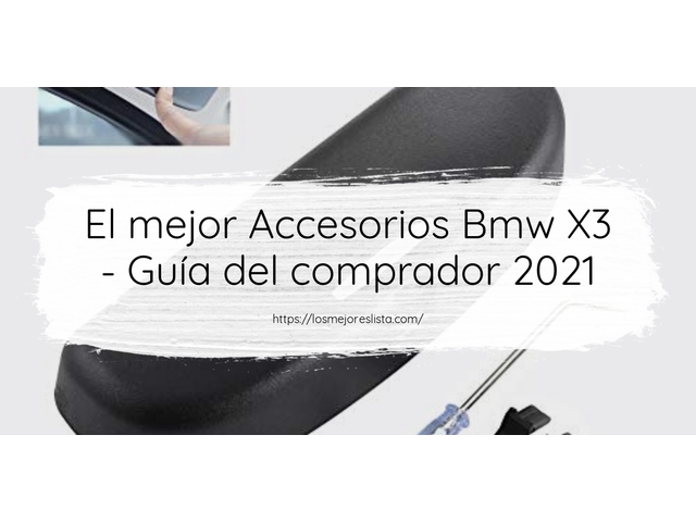 El mejor Accesorios Bmw X3 - Guía del comprador 2021