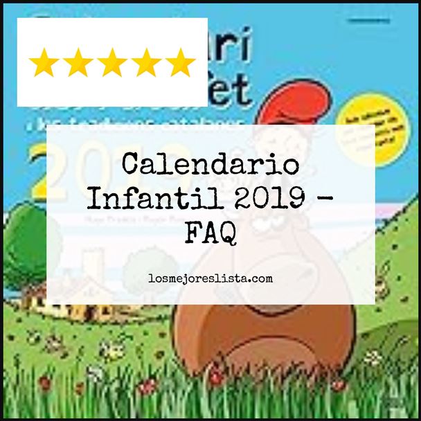 Calendario Infantil 2019 FAQ