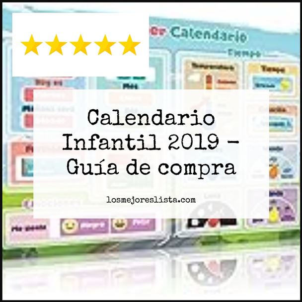 Calendario Infantil 2019 Buying Guide
