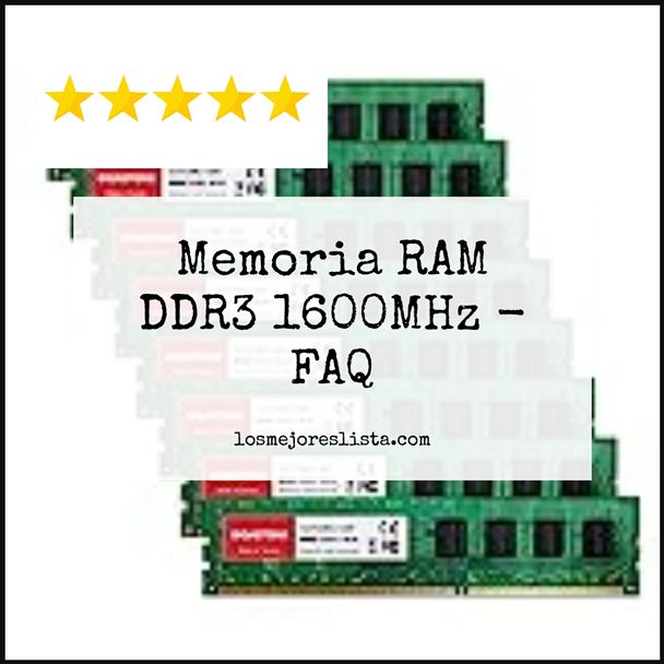 Memoria RAM DDR3 1600MHz FAQ