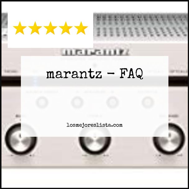 marantz FAQ