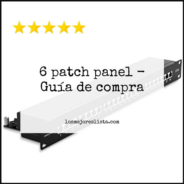 6 patch panel Buying Guide