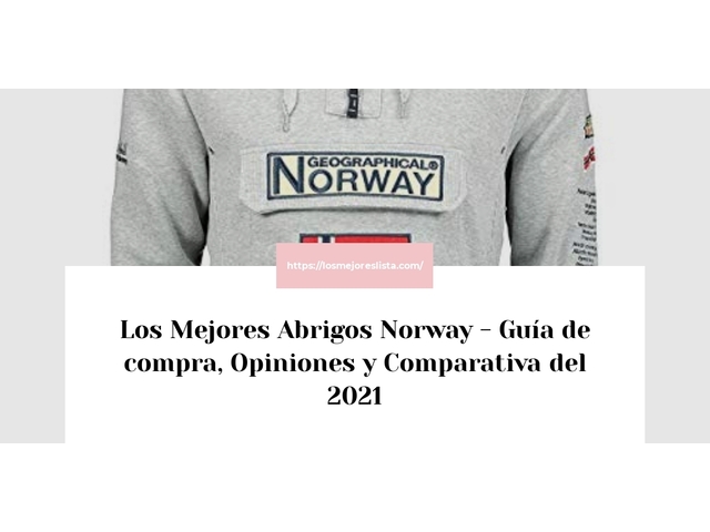 Los 10 Mejores Abrigos Norway – Opiniones 2021