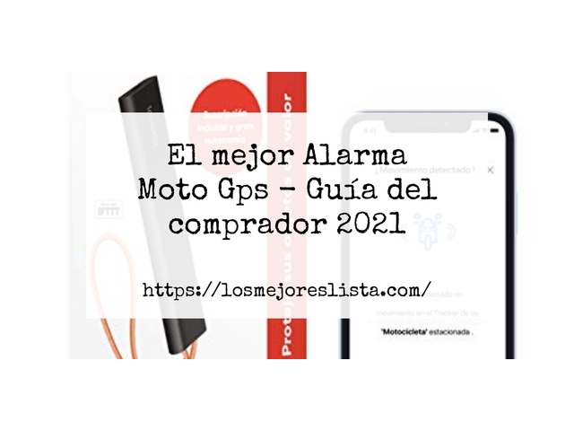 El mejor Alarma Moto Gps - Guía del comprador 2021