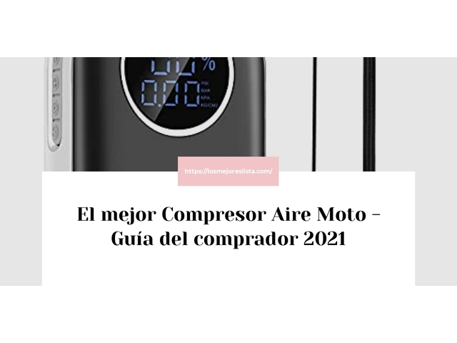 El mejor Compresor Aire Moto - Guía del comprador 2021