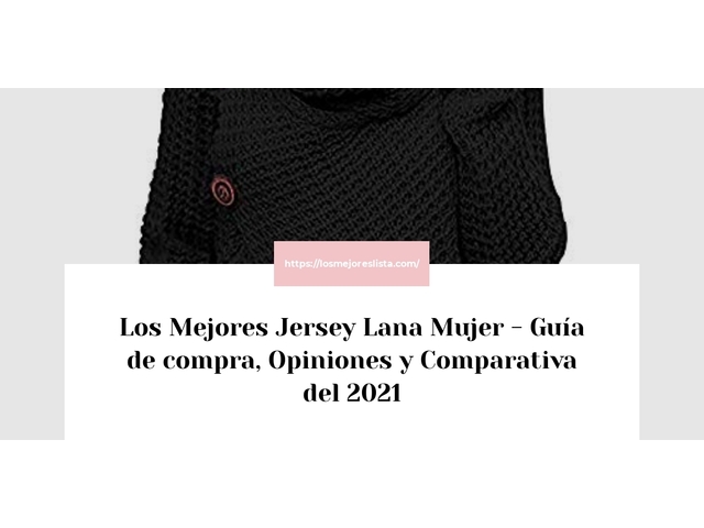 Los 10 Mejores Jersey Lana Mujer – Opiniones 2021
