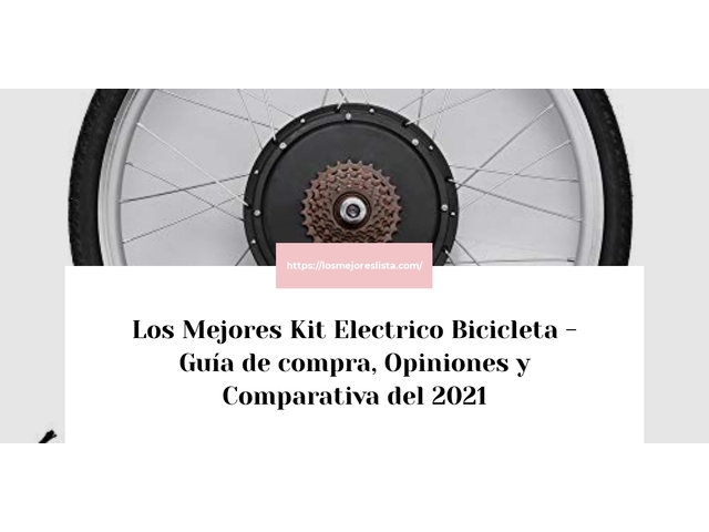 Los 10 Mejores Kit Electrico Bicicleta – Opiniones 2021