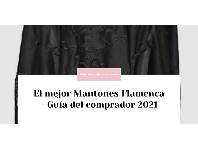 El mejor Mantones Flamenca - Guía del comprador 2021