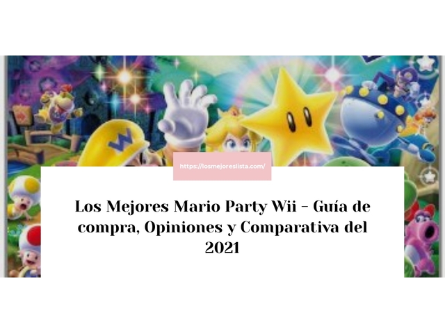 Los 10 Mejores Mario Party Wii – Opiniones 2021
