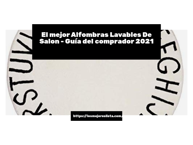 El mejor Alfombras Lavables De Salon - Guía del comprador 2021