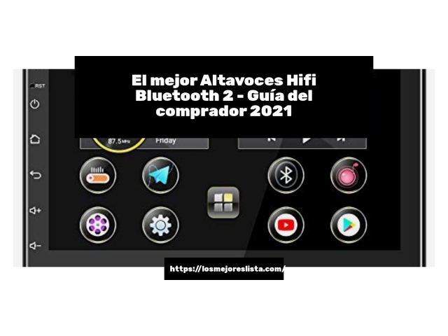 El mejor Altavoces Hifi Bluetooth 2 - Guía del comprador 2021