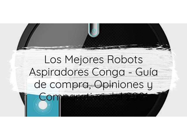 Los 10 Mejores Robots Aspiradores Conga – Opiniones 2021