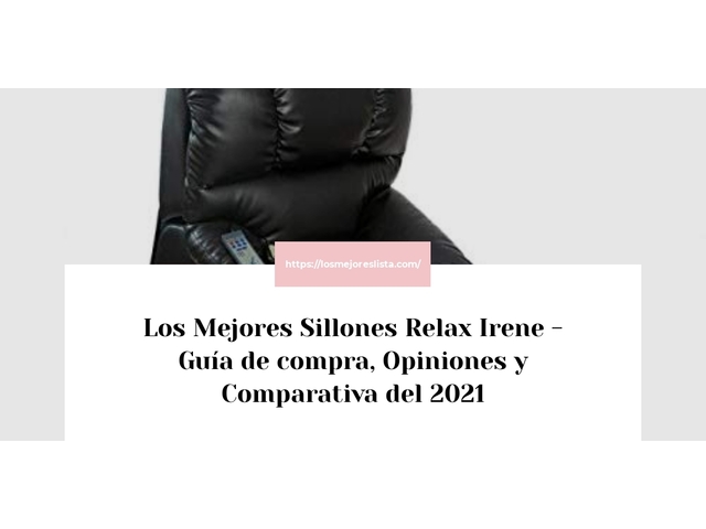 Los 10 Mejores Sillones Relax Irene – Opiniones 2021