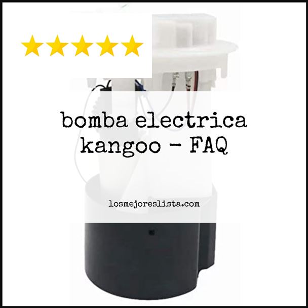 bomba electrica kangoo FAQ