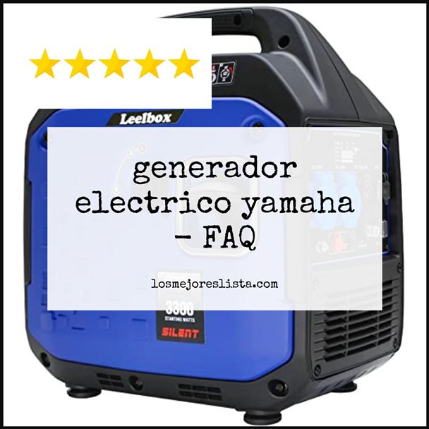 generador electrico yamaha FAQ