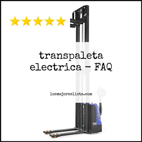 transpaleta electrica FAQ