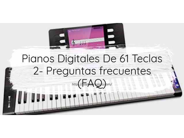 Pianos Digitales De 61 Teclas 2- Preguntas frecuentes (FAQ)