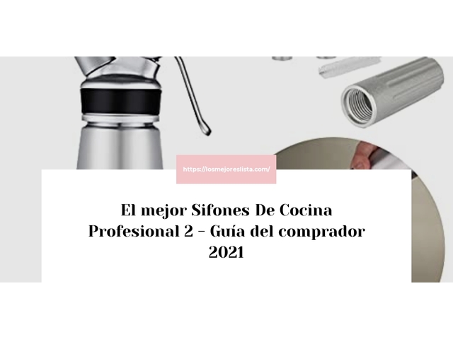 El mejor Sifones De Cocina Profesional 2 - Guía del comprador 2021