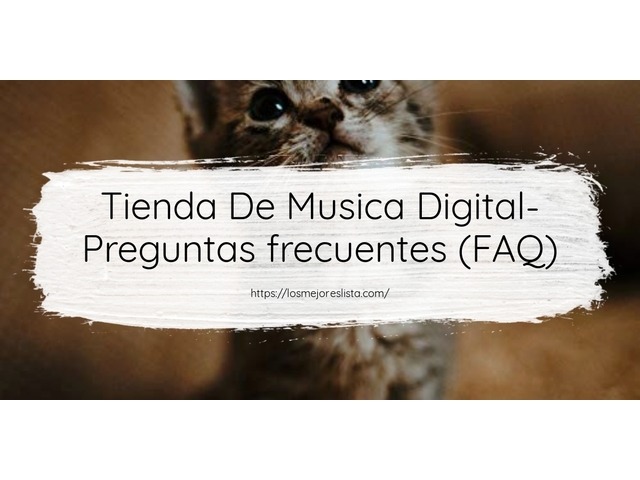 Tienda De Musica Digital- Preguntas frecuentes (FAQ)