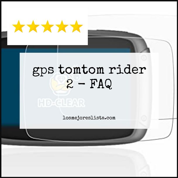 gps tomtom rider 2 FAQ