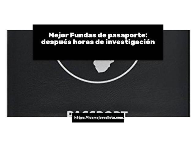 49 Migliori Fundas de pasaporte