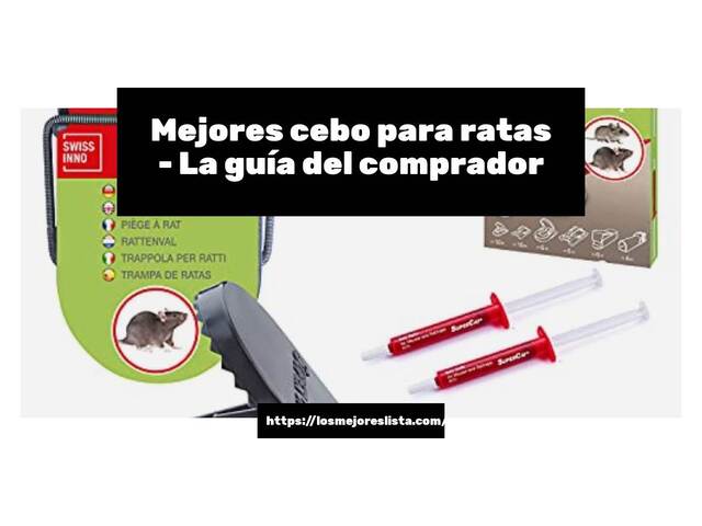 Las mejores marcas de cebo para ratas