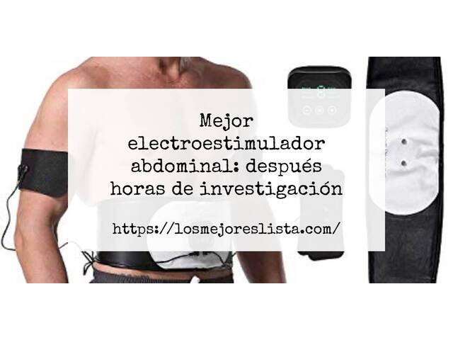 Estimulador Muscular Abdominales USB Recargable EMS Estimulador Muscular Masajeador Eléctrico EMS Electroestimulador Muscular Abdominales