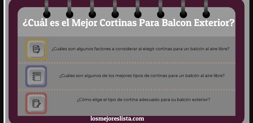 Mejor Cortinas Para Balcon Exterior - Guida all’Acquisto, Classifica