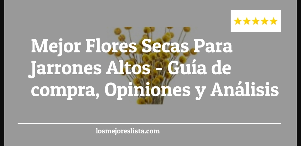 Mejor Flores Secas Para Jarrones Altos - Mejor Flores Secas Para Jarrones Altos - Guida all’Acquisto, Classifica