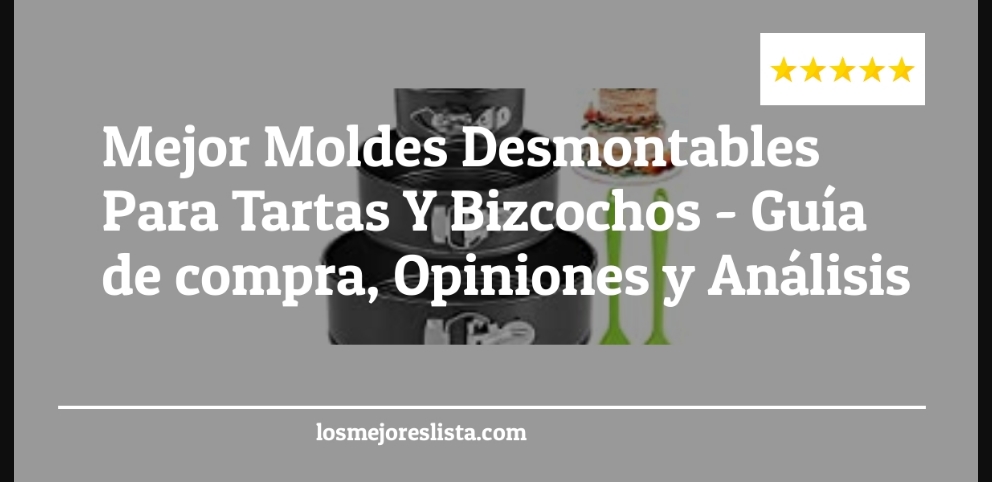 Mejor Moldes Desmontables Para Tartas Y Bizcochos - Mejor Moldes Desmontables Para Tartas Y Bizcochos - Guida all’Acquisto, Classifica