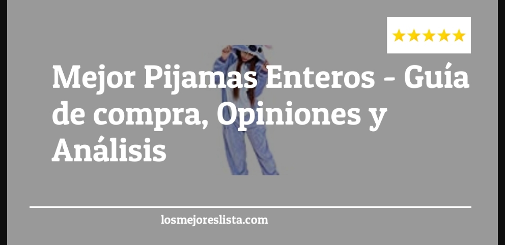 Mejor Pijamas Enteros - Mejor Pijamas Enteros - Guida all’Acquisto, Classifica