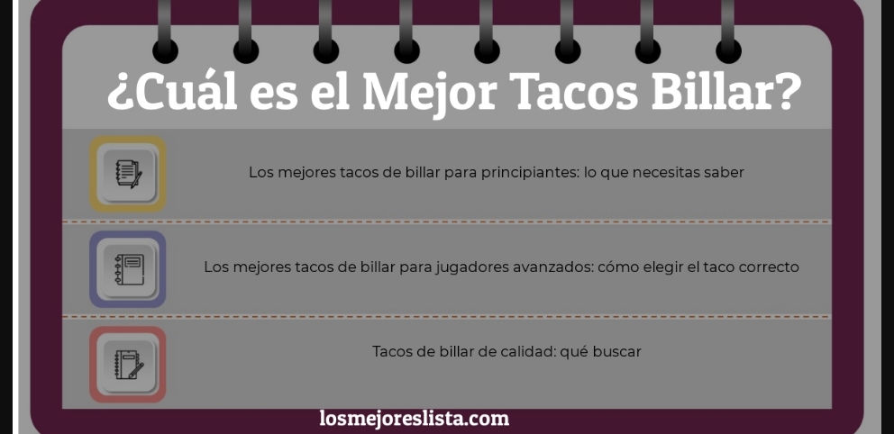 Mejor Tacos Billar - Guida all’Acquisto, Classifica