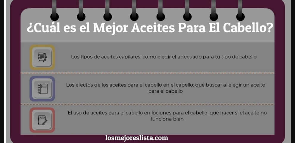 Mejor Aceites Para El Cabello - Guida all’Acquisto, Classifica
