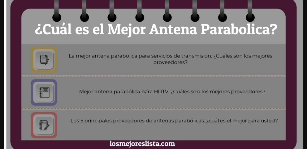 Mejor Antena Parabolica - Guida all’Acquisto, Classifica