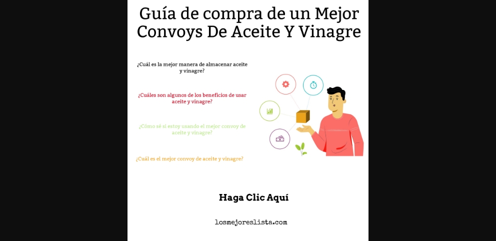 Mejor Convoys De Aceite Y Vinagre - Guida all’Acquisto, Classifica