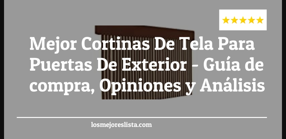 Mejor Cortinas De Tela Para Puertas De Exterior - Mejor Cortinas De Tela Para Puertas De Exterior - Guida all’Acquisto, Classifica