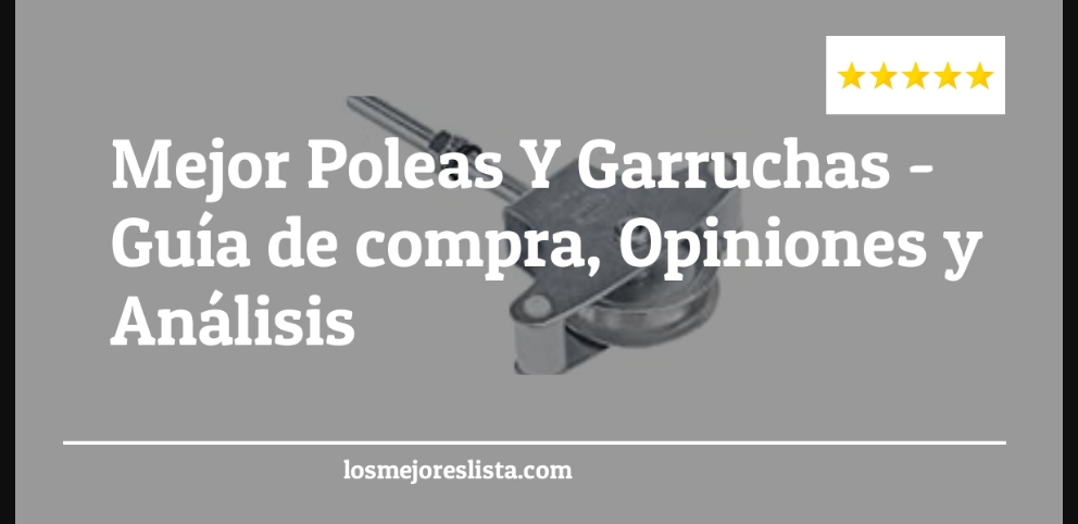 Mejor Poleas Y Garruchas - Mejor Poleas Y Garruchas - Guida all’Acquisto, Classifica