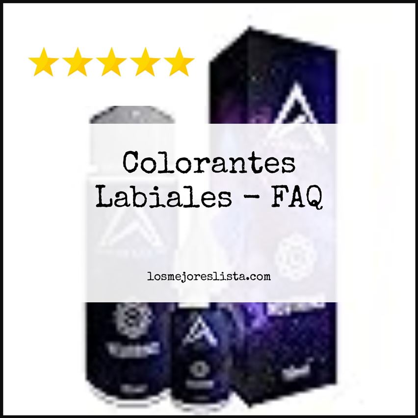 Colorantes Labiales - FAQ