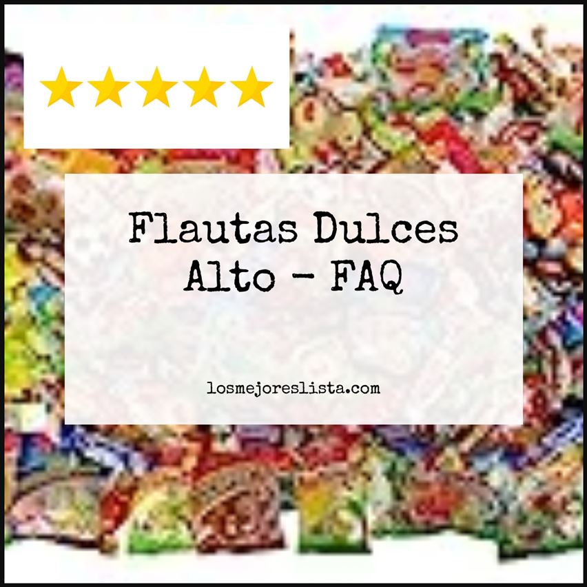 Flautas Dulces Alto - FAQ