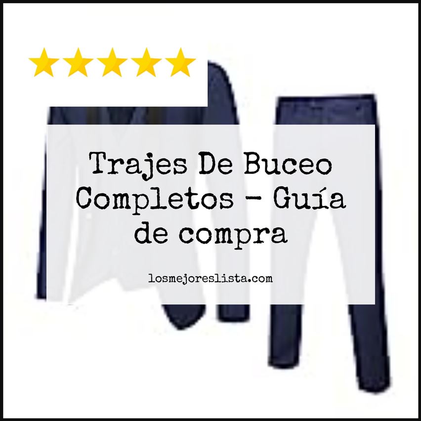 Trajes De Buceo Completos - Buying Guide